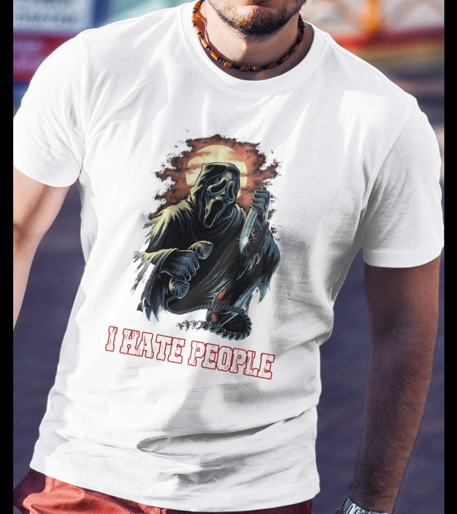 Ghostface I Hate People T-Shirt