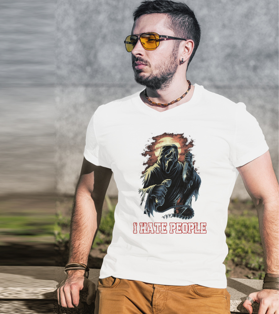 Ghostface I Hate People T-Shirt