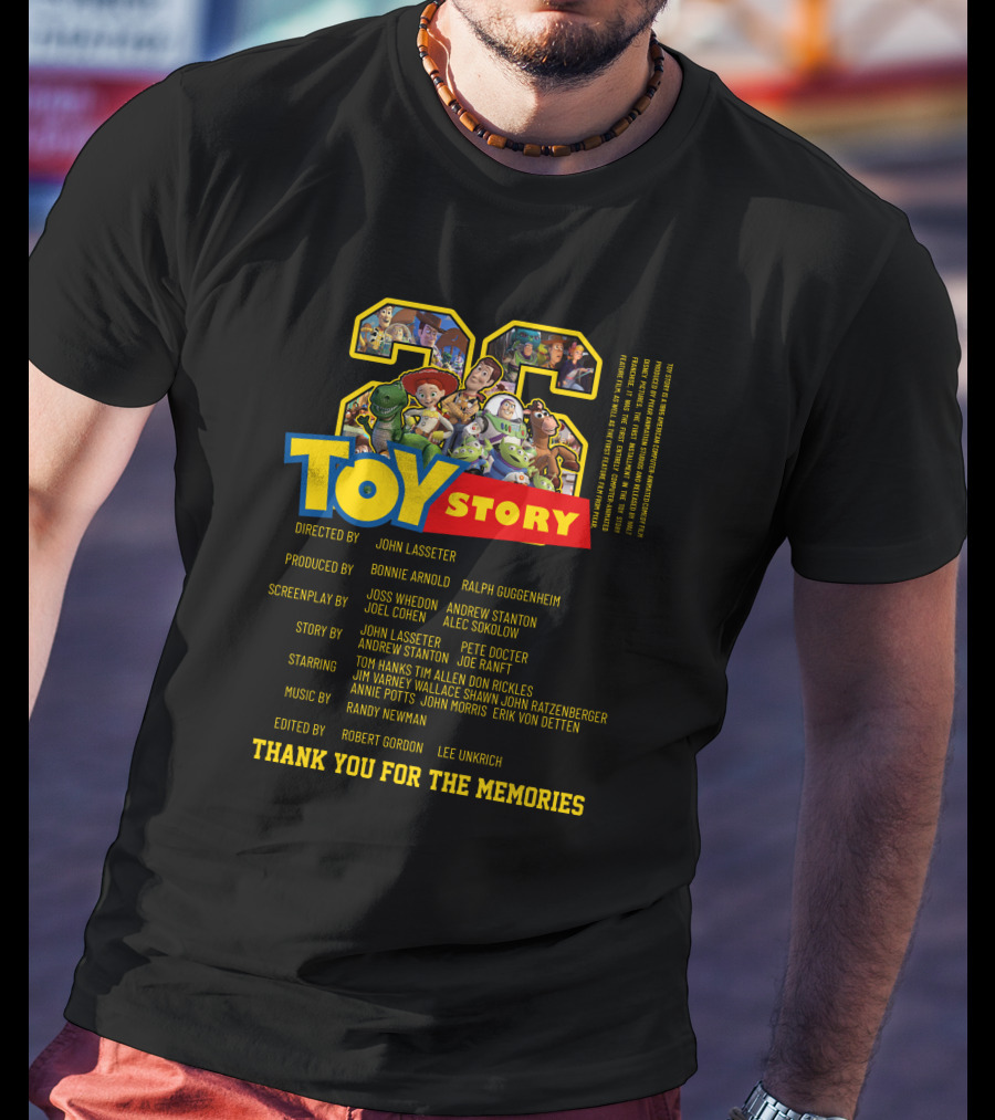 TOY STORY 28 Thank You For The Memories Directors Cast Iconic Characters T-Shirt