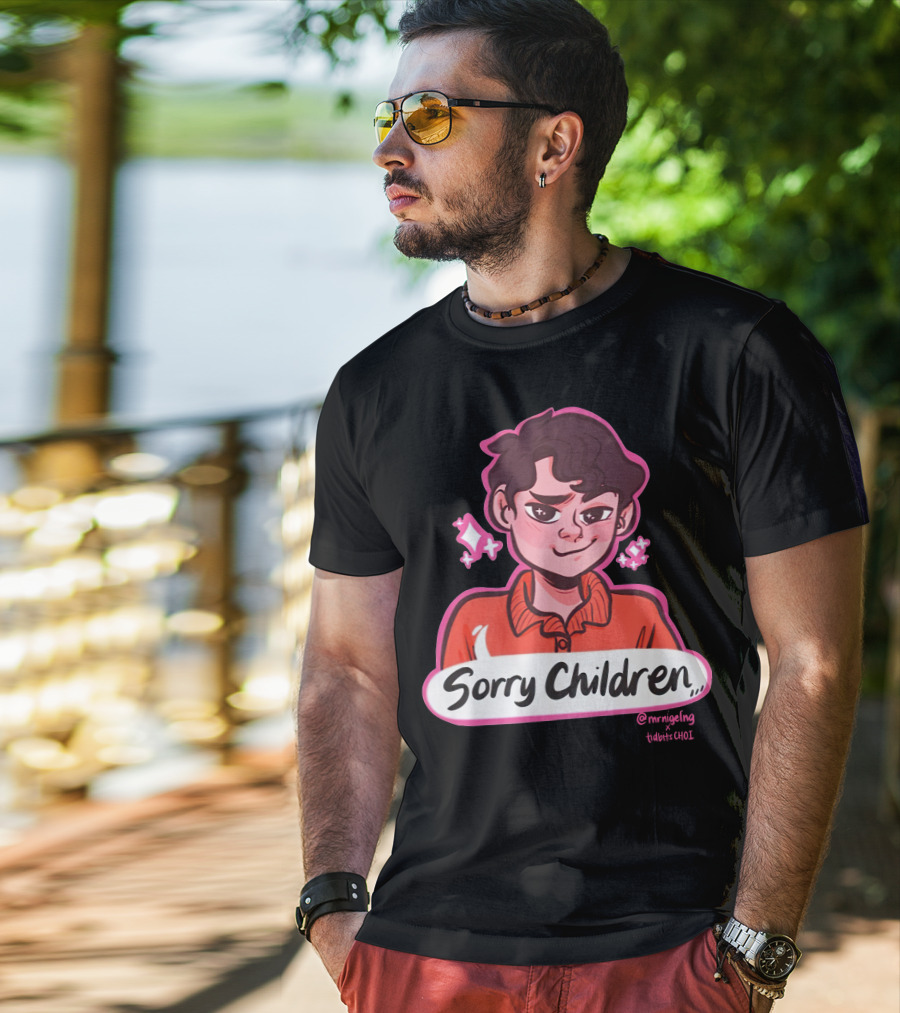 Sorry Children Uncle Roger Merch By MrNigelNG X TidbitsCHOI T-Shirt