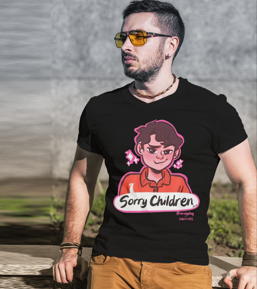 Sorry Children Uncle Roger Merch By MrNigelNG X TidbitsCHOI T-Shirt