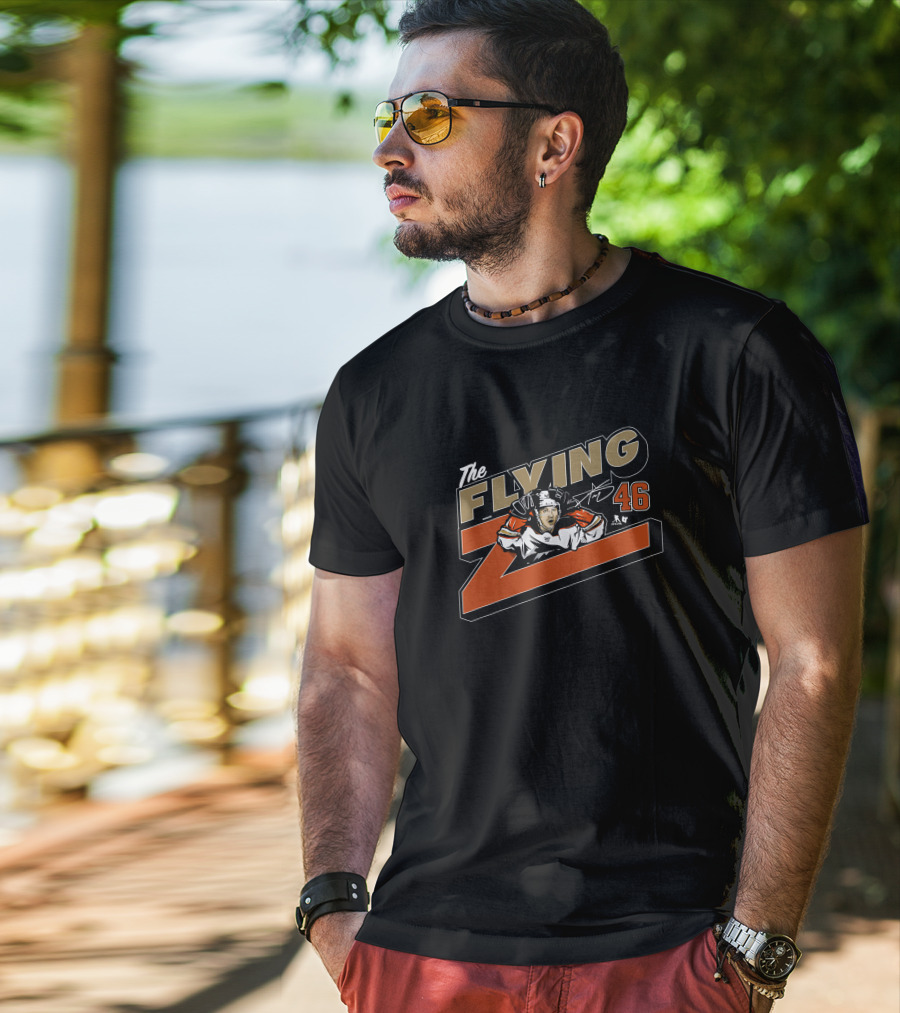 The Flying Z Trevor Zegras 46 Hockey Player T-Shirt