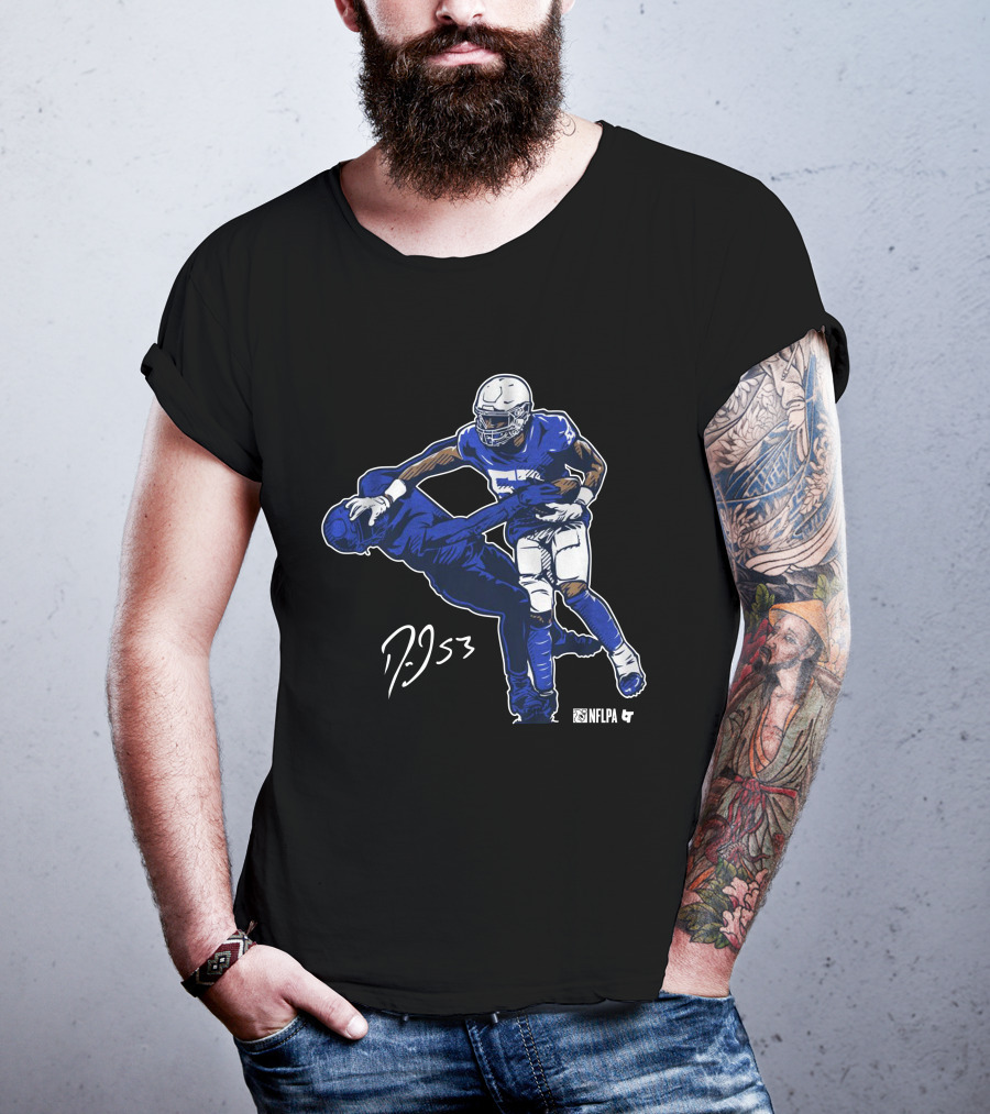 Darius Leonard NFLPA Stiff Arm 53 Sports T-Shirt