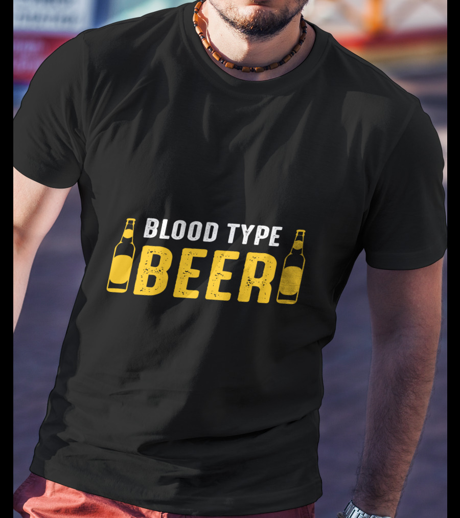 Blood Type Beer Bottles T-Shirt