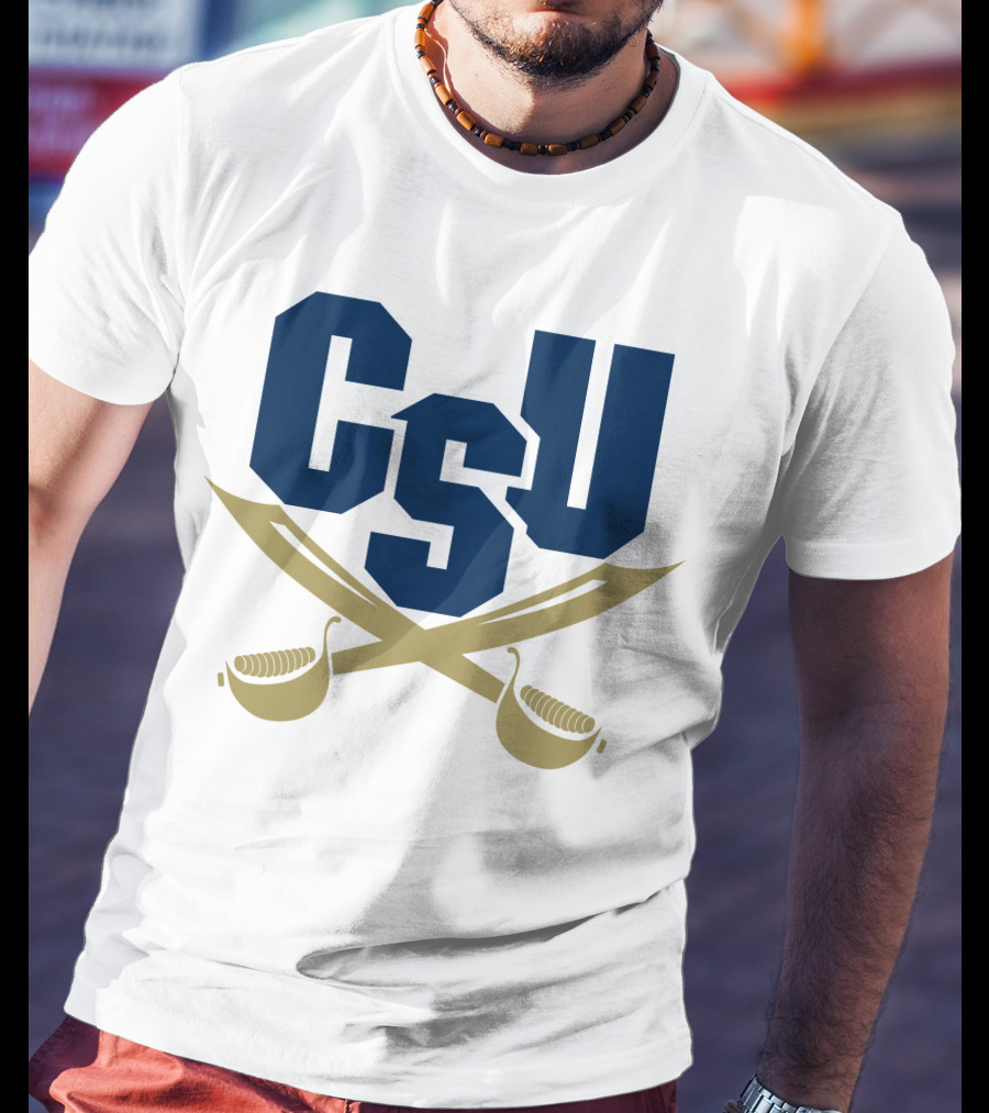 CSU Buccaneers Crossed Sabers T-Shirt