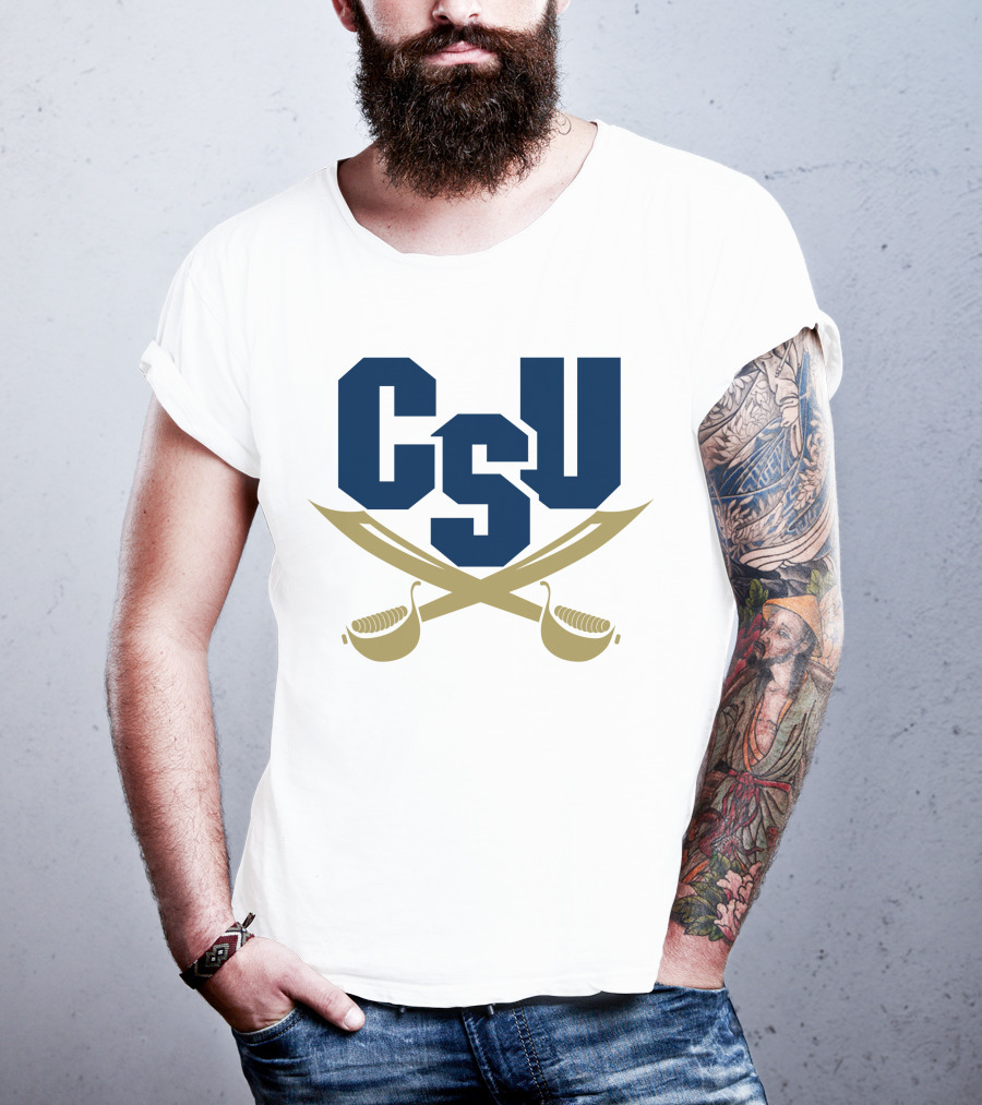 CSU Buccaneers Crossed Sabers T-Shirt