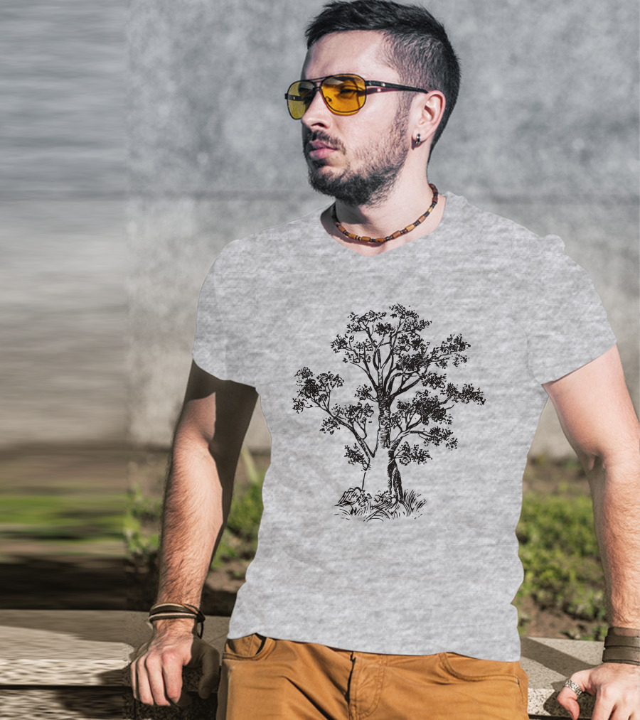 Baobab Tree Sketch T-Shirt