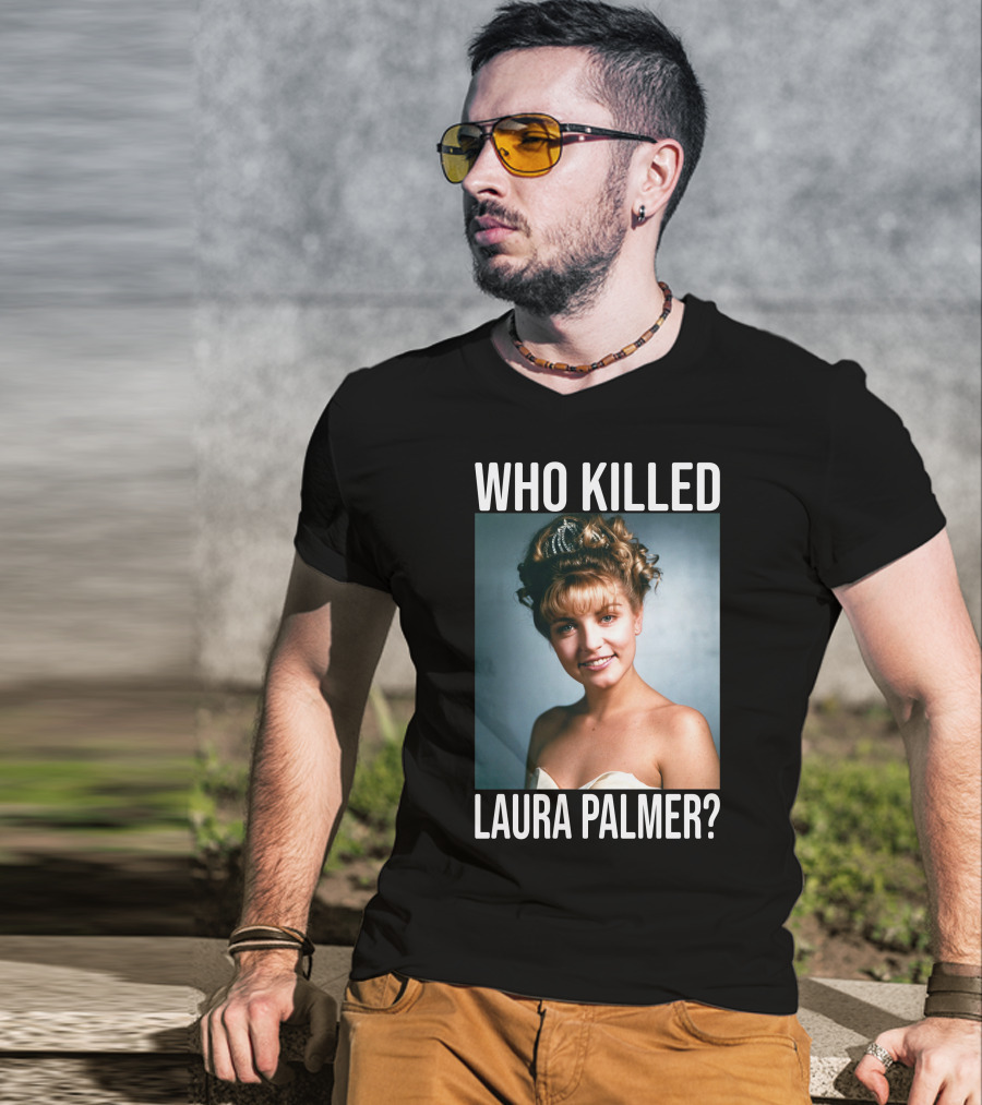 Who Killed Laura Palmer? Twin Peaks Mystery Image T-Shirt
