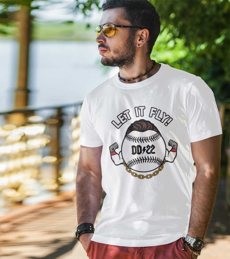 LET IT FLY DD22 Baseball T-Shirt