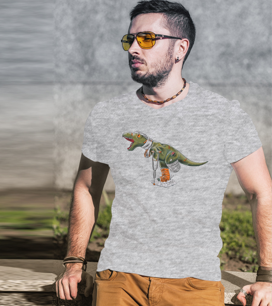 How Ridiculous Merch Injured Rexy Navy T-Shirt