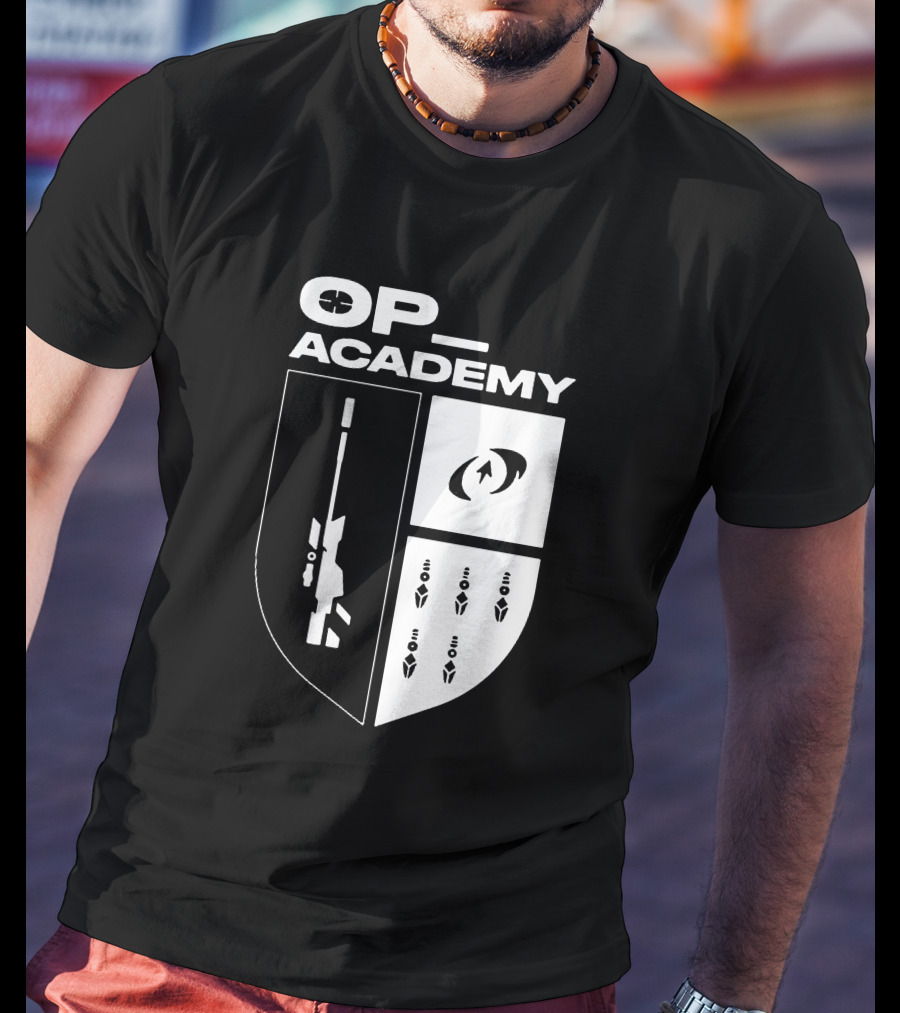 Cdnthe3rd Merch Op Academy Sniper Shield Tactical Icons T-Shirt