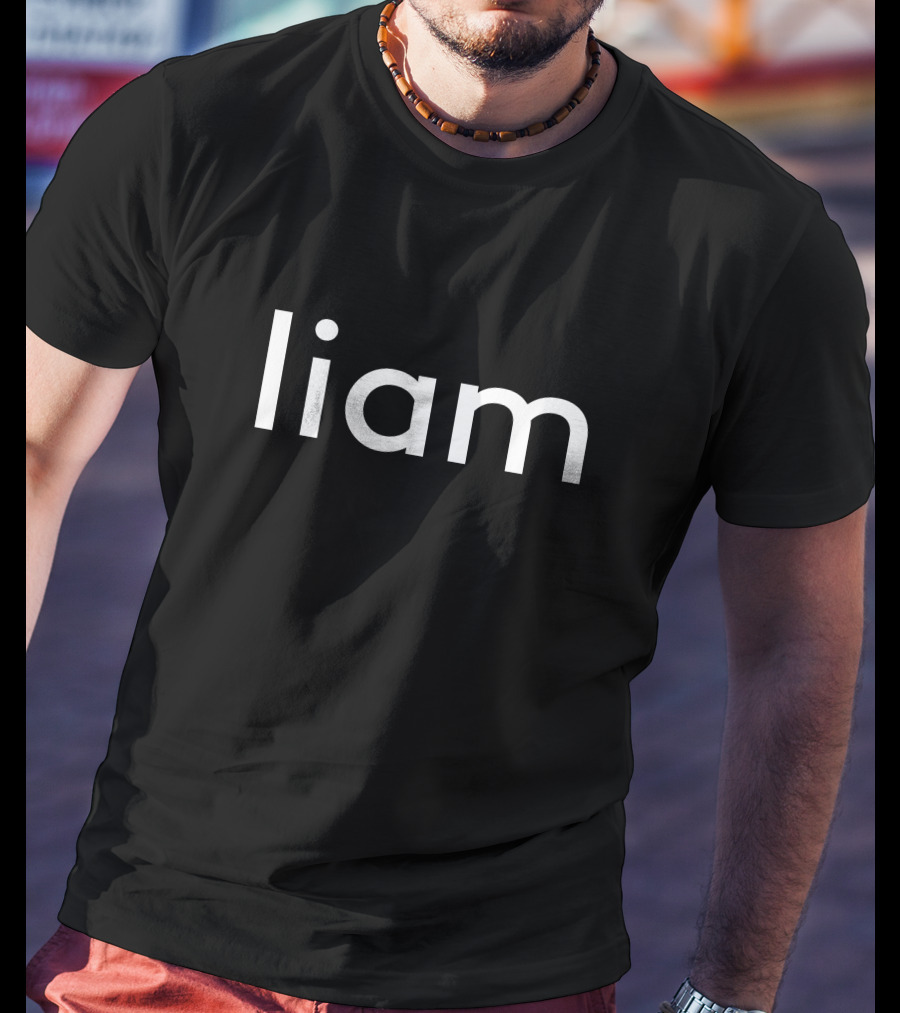 Liam Payne Merchandise Simple Black T-Shirt