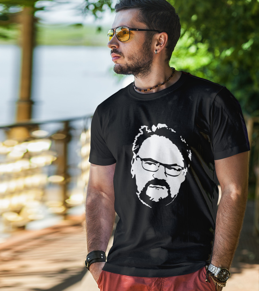Tony Schiavone Black And White Face WWE AEW Commentator T-Shirt