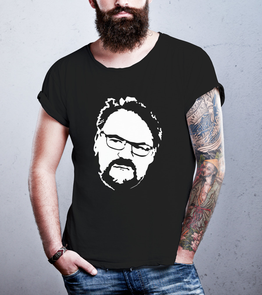 Tony Schiavone Black And White Face WWE AEW Commentator T-Shirt