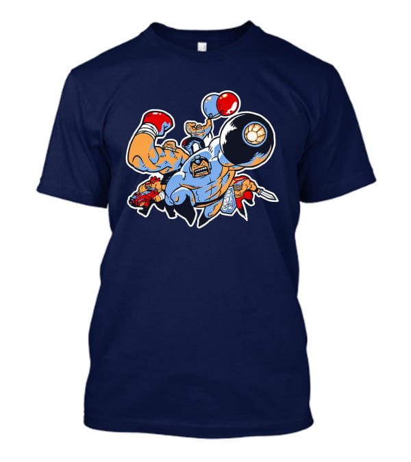 Abobo's Big Adventure Retro Pixel Brawler Compilation T-Shirt
