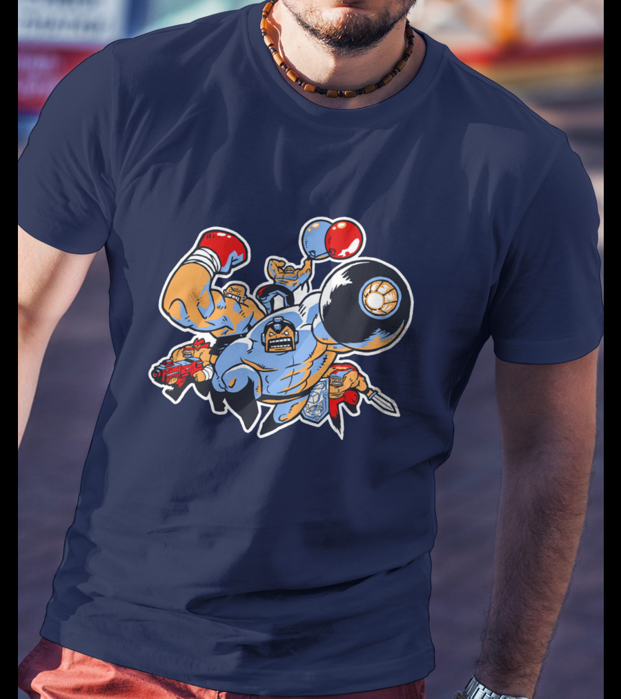 Abobo's Big Adventure Retro Pixel Brawler Compilation T-Shirt
