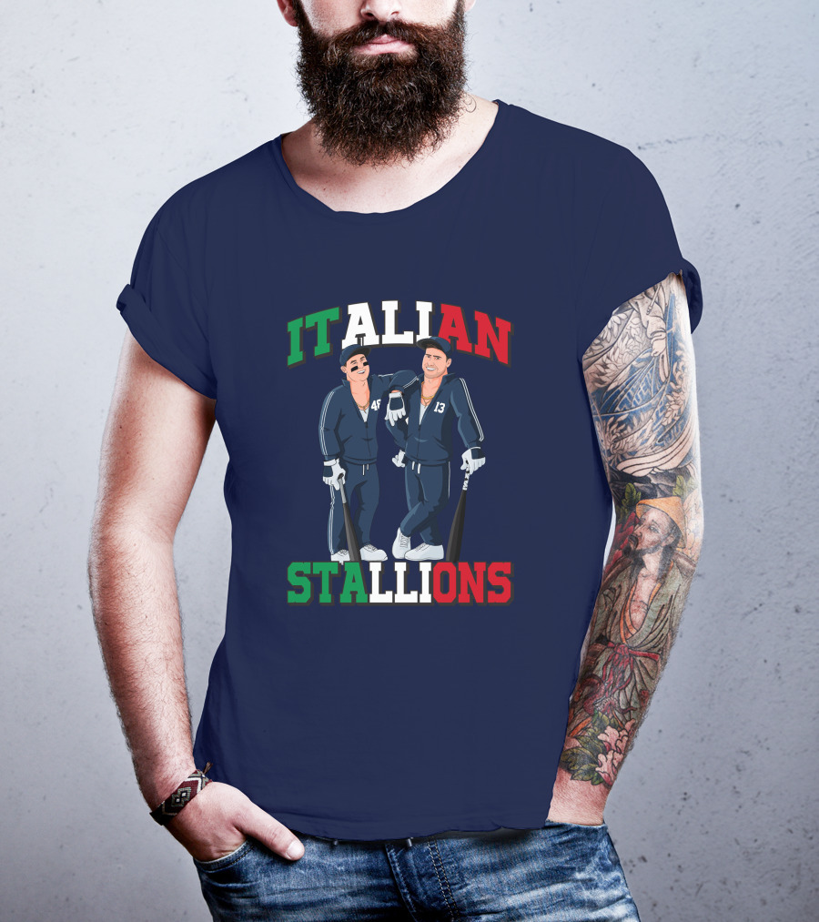 Italian Stallions 45 13 Short Porch T-Shirt