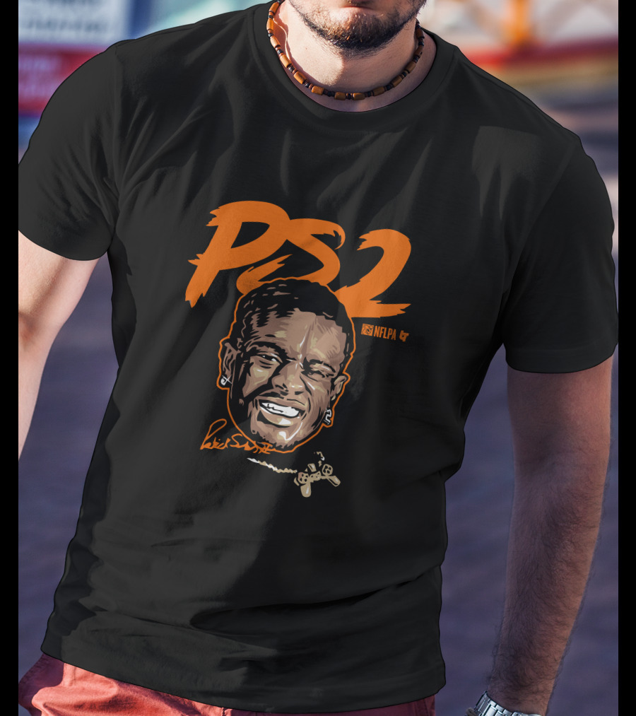 PS2 NFLPA Patrick Surtain II With Game Controller T-Shirt