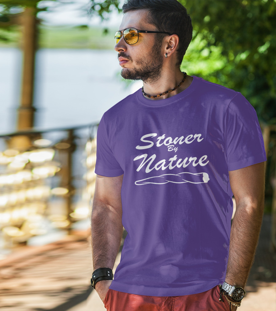Ymh Merch Stoner By Nature Rolling Joint T-Shirt