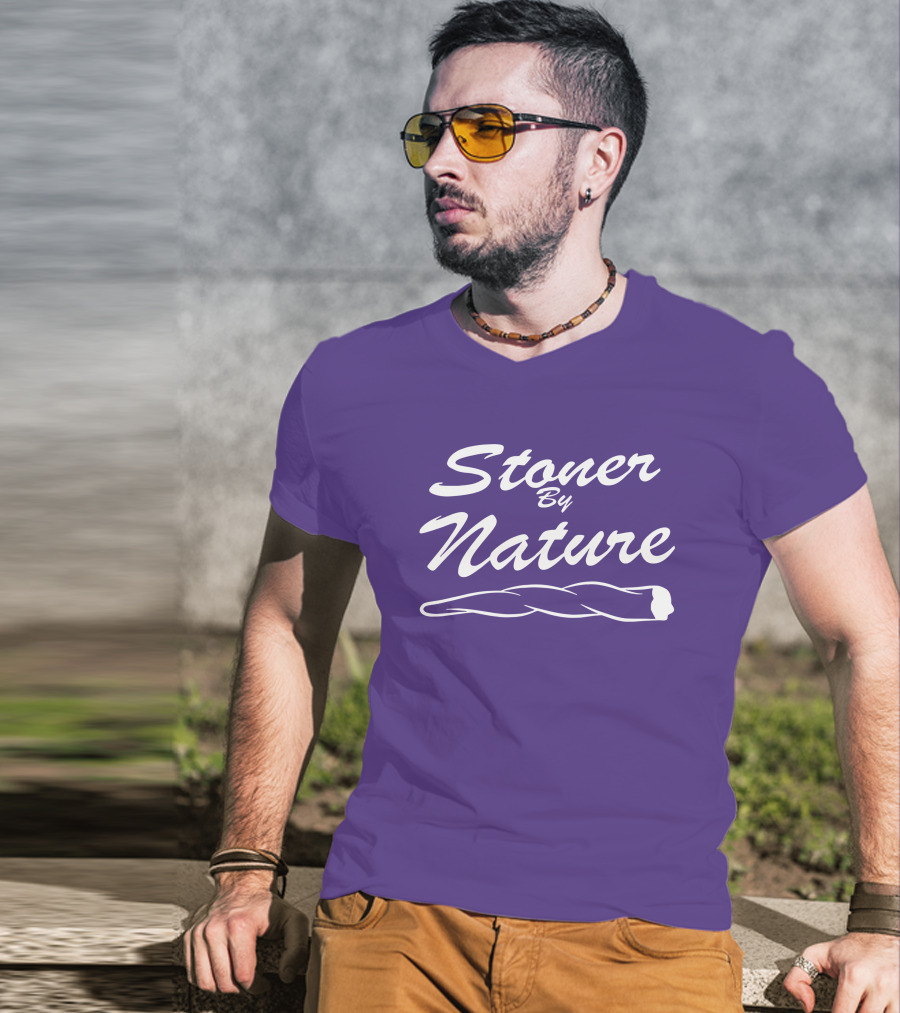 Ymh Merch Stoner By Nature Rolling Joint T-Shirt
