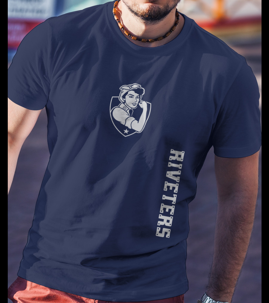 Steel Stretch Riveters Rivetershockeyshop Rosie The Riveter T-Shirt