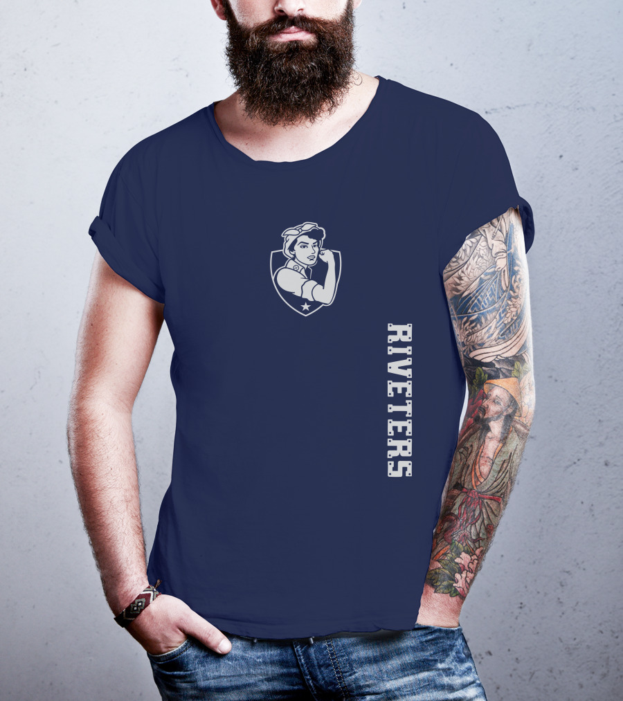 Steel Stretch Riveters Rivetershockeyshop Rosie The Riveter T-Shirt