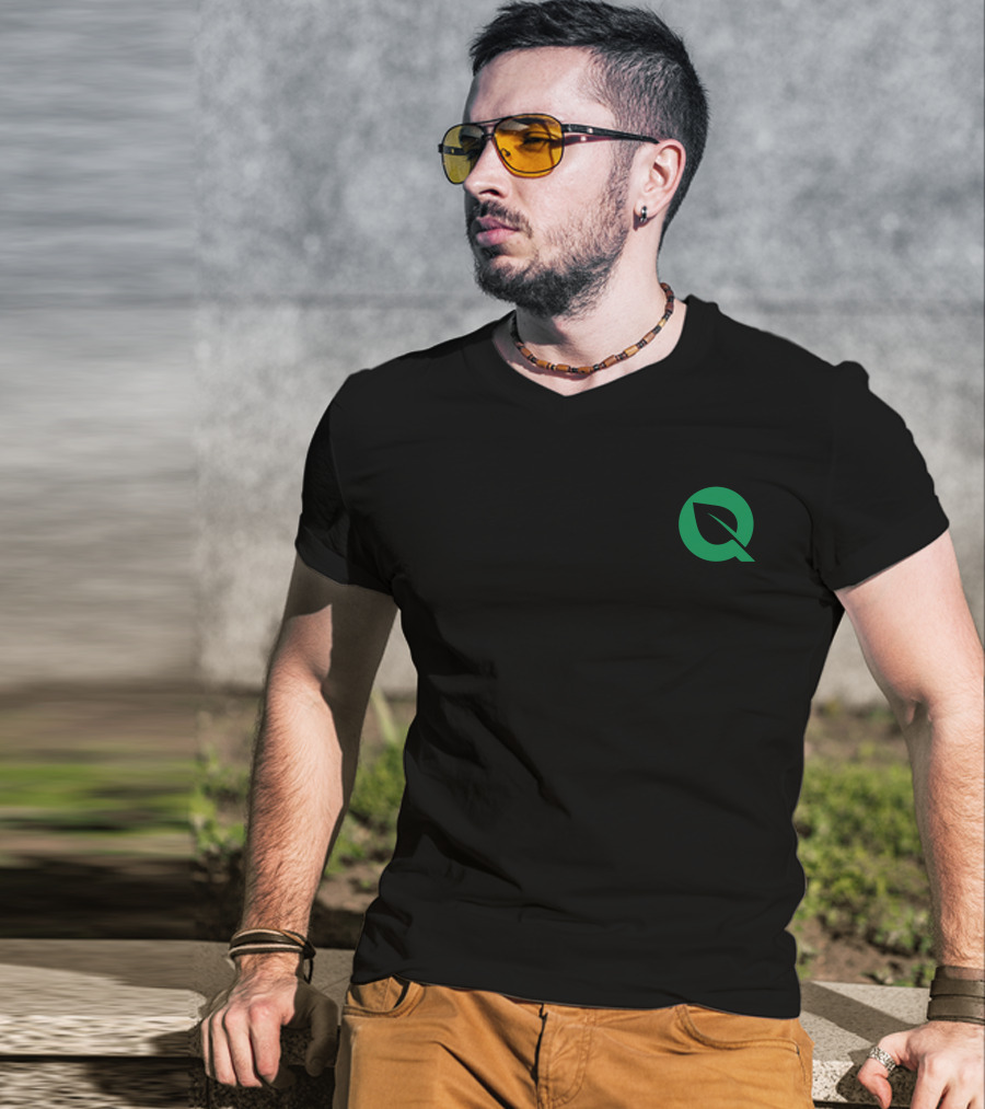 Flyquest Logo Green Leaf T-Shirt