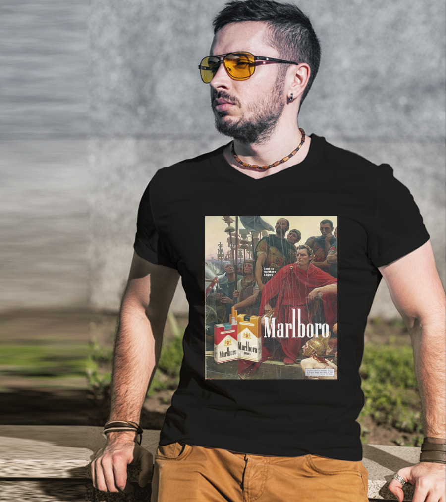 MarlboroManCo Come To Marlboro Empire Roman Soldiers Marlboro Packs T-Shirt