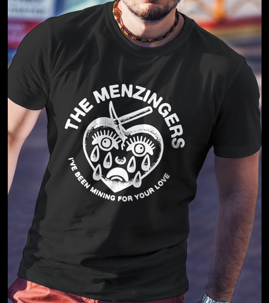 The Menzingers Heart With Pickaxe Design I've Been Mining For Your Love T-Shirt