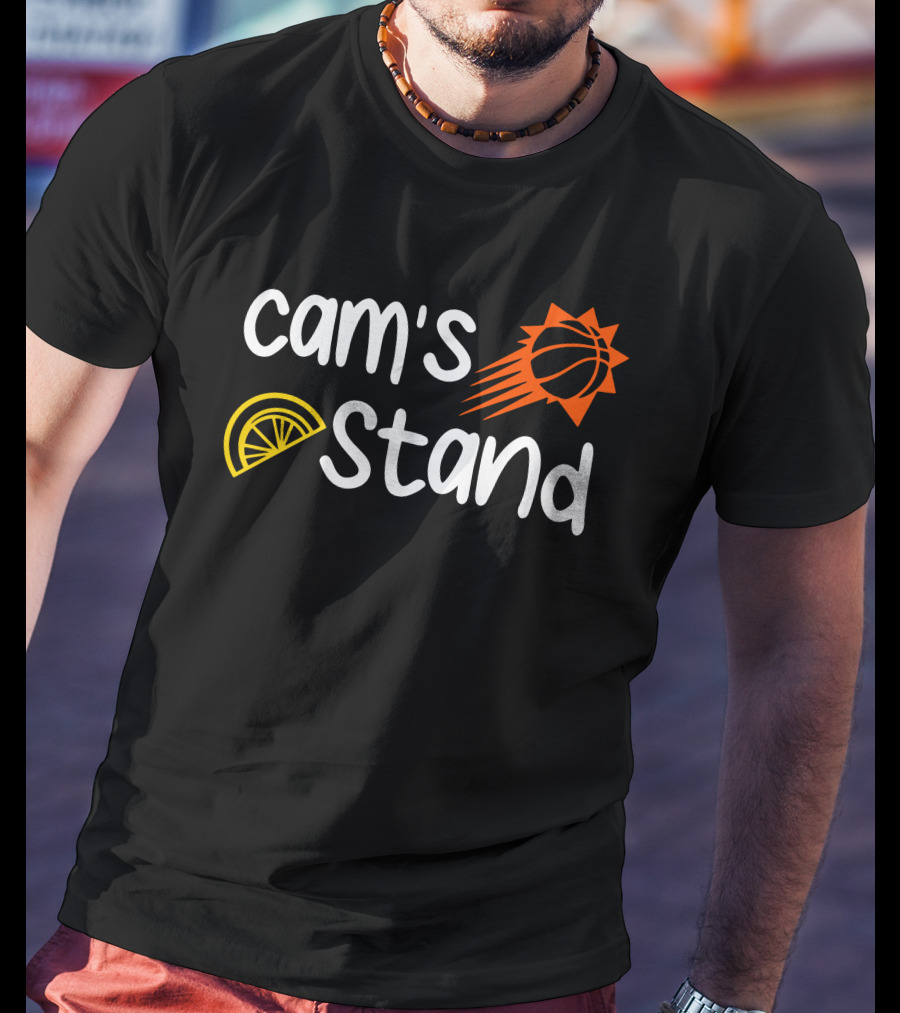 Cam's Stand Lemonade Basketball Team T-Shirt