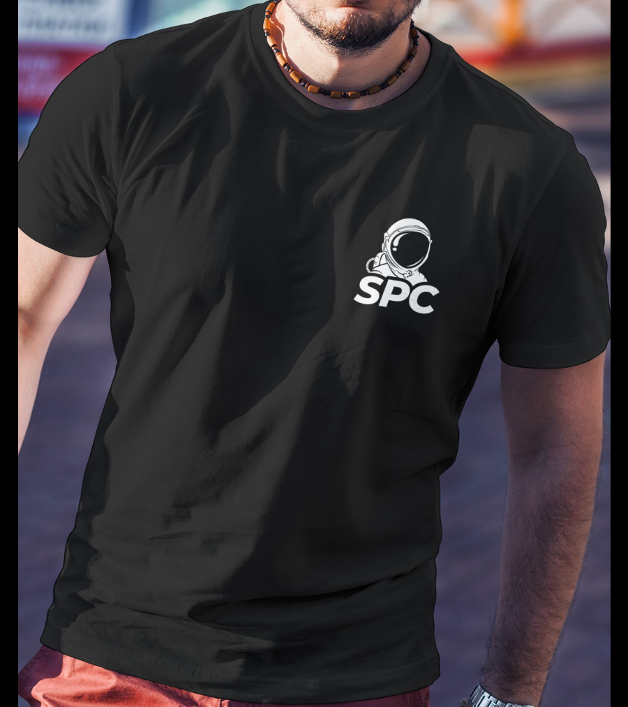 SPC Space Punks Club Astronaut Logo Merch T-Shirt
