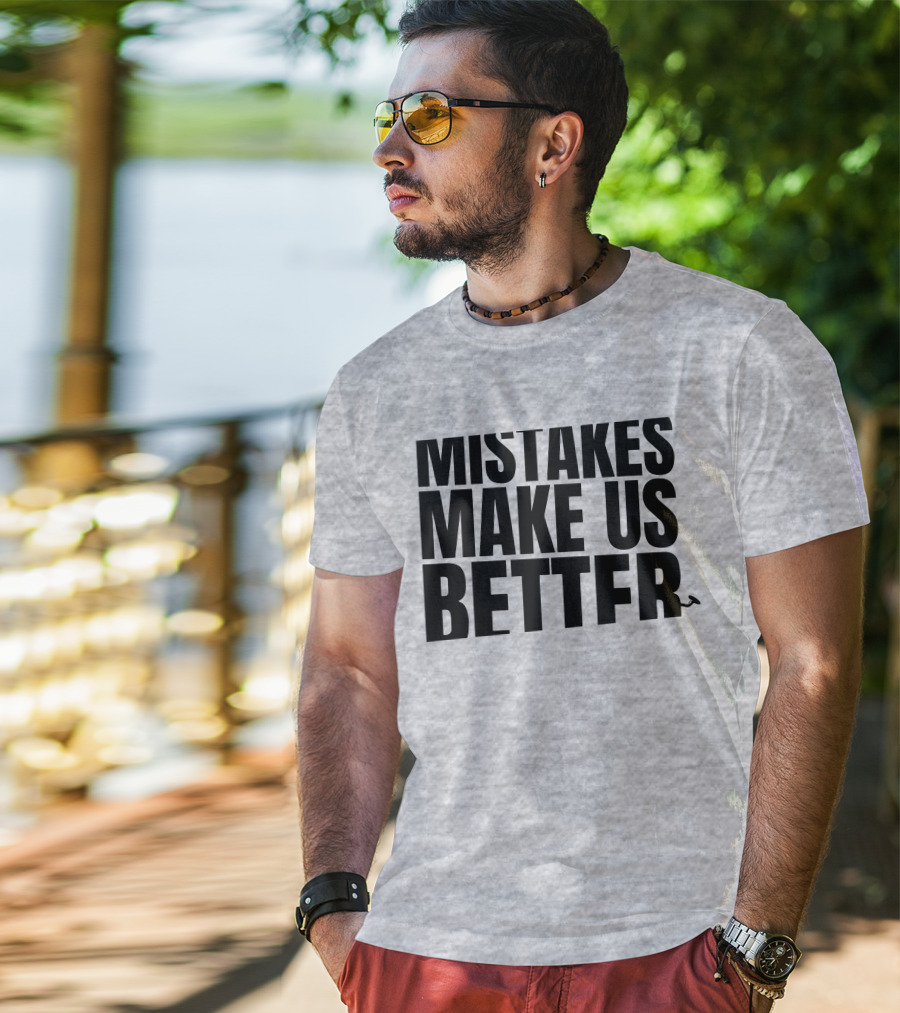 Mr. Build It Merch Mistakes Make Us Better Hammer T-Shirt