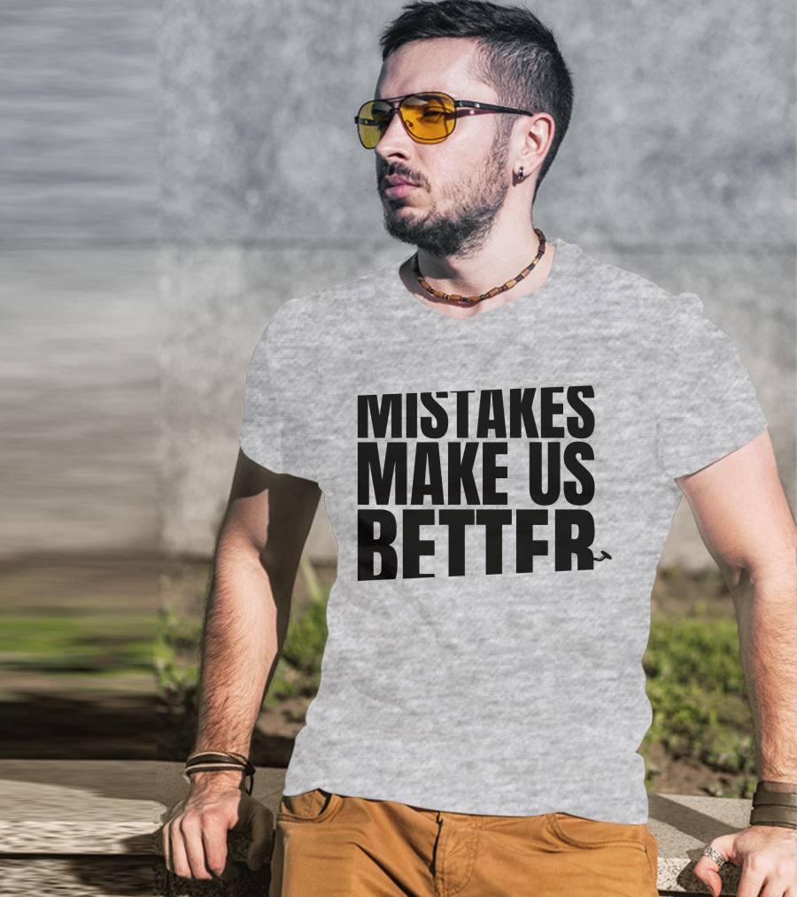 Mr. Build It Merch Mistakes Make Us Better Hammer T-Shirt