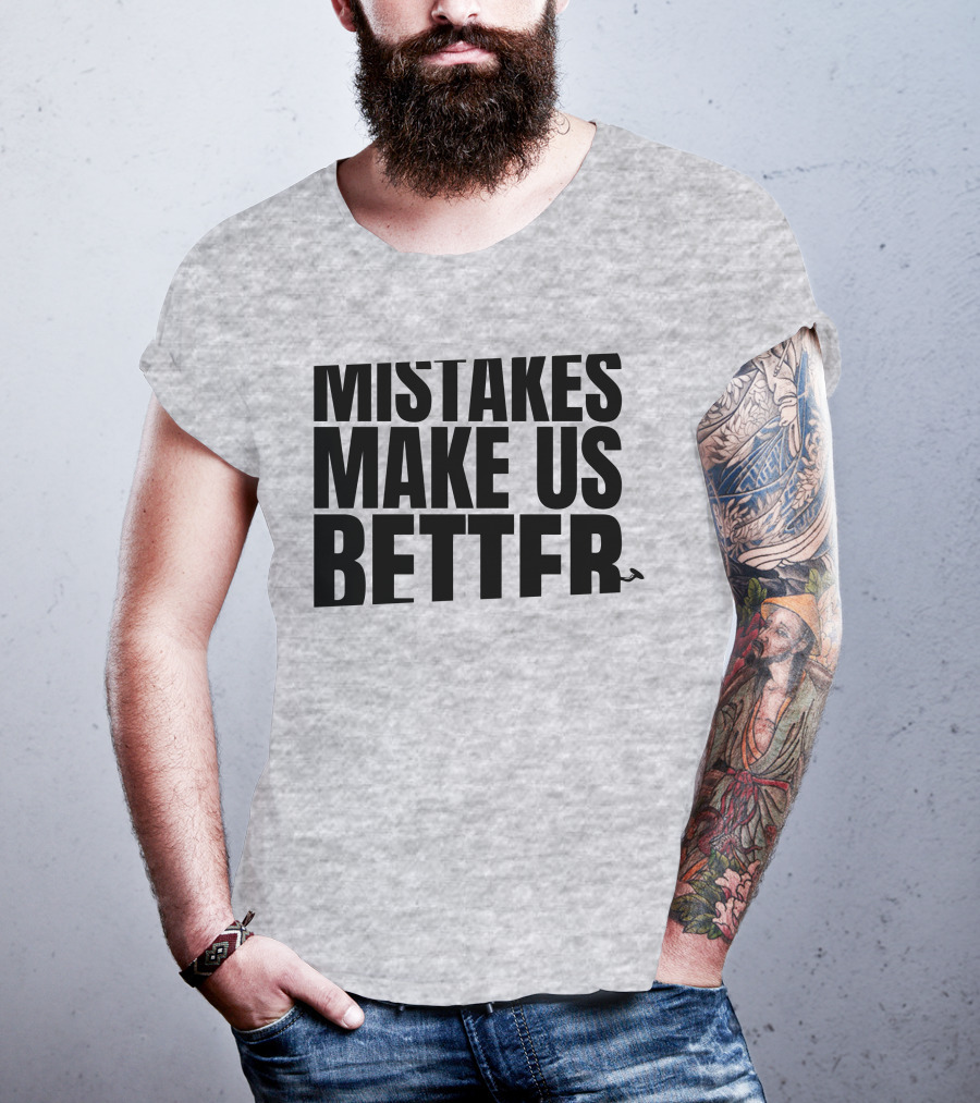 Mr. Build It Merch Mistakes Make Us Better Hammer T-Shirt