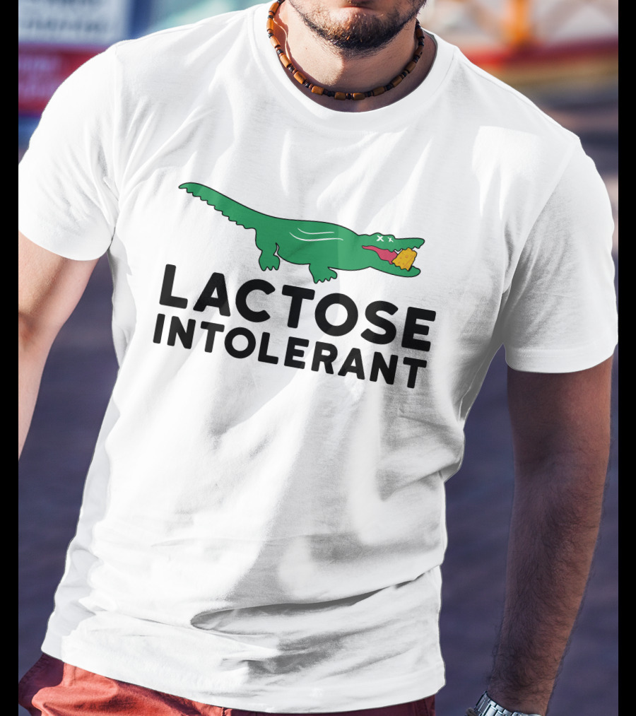 Lactose Intolerant Funny Shitheadsteve Merch Crocodile Cheese T-Shirt