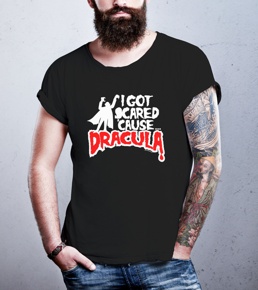 I Got Scared Cause Dracula Mmr Rock Merchandise T-Shirt
