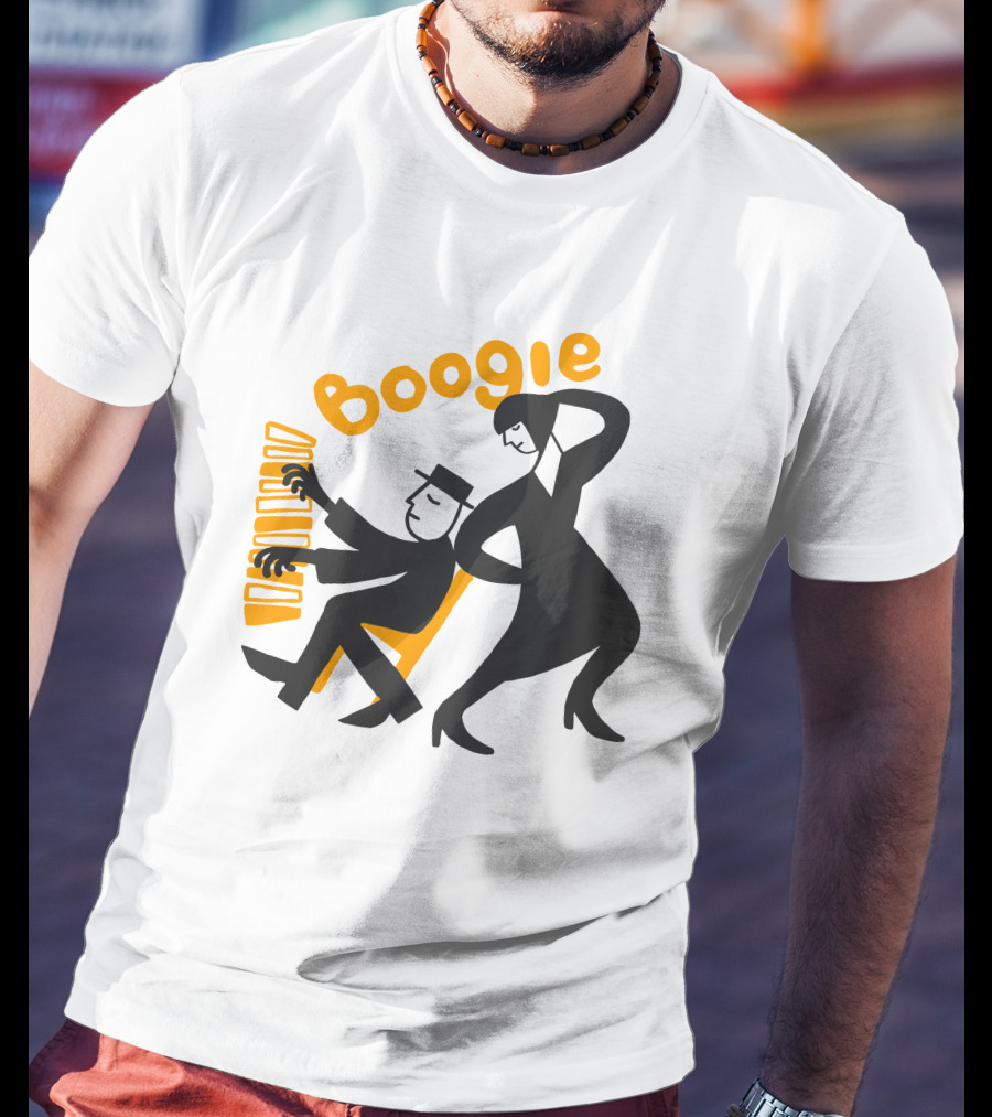 Woogie Boogie Music Dance Energetic Movement T-Shirt