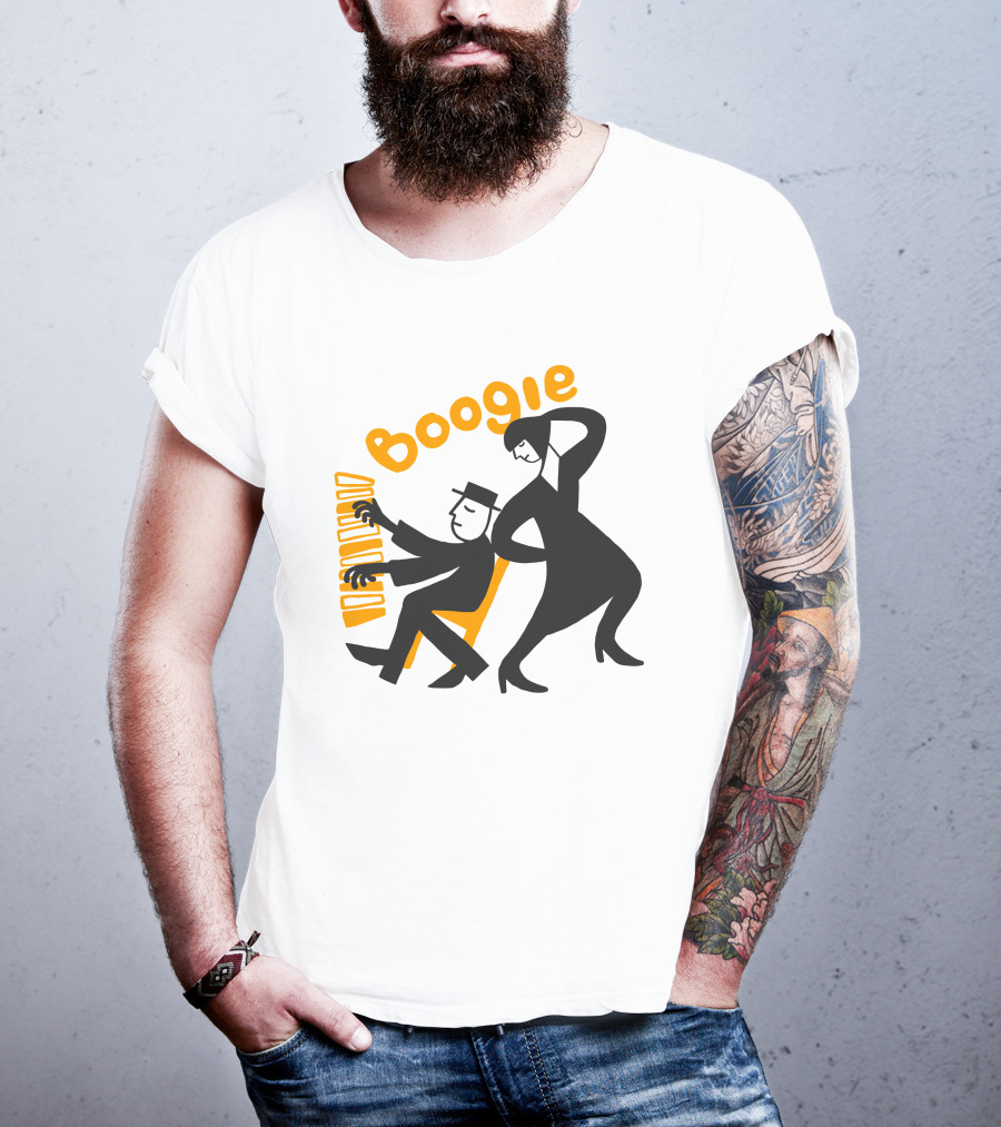 Woogie Boogie Music Dance Energetic Movement T-Shirt