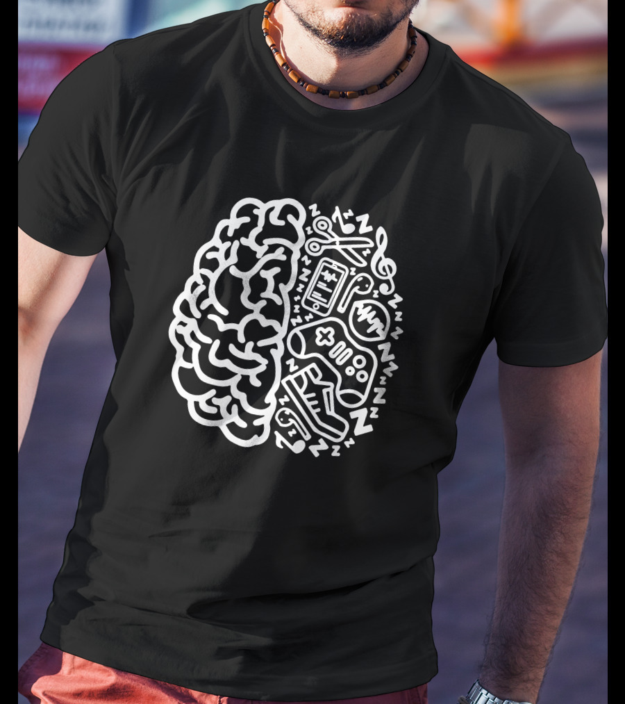 Mattytingles Merch Matty Tingles Alb Albinwonderland Brain Gamer Music Sneaker T-Shirt