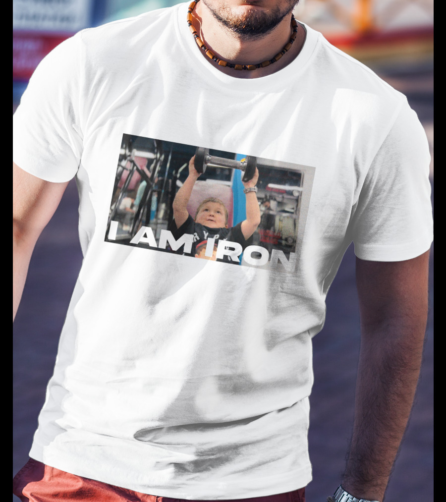 Hasbulla Merch I Am Iron Hasbulla Gym Workout T-Shirt