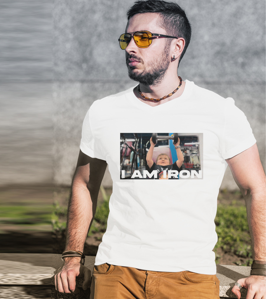 Hasbulla Merch I Am Iron Hasbulla Gym Workout T-Shirt