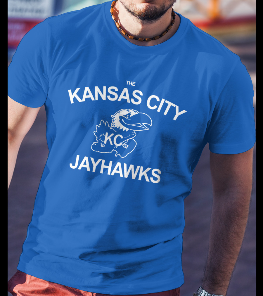 The Kansas City Jayhawks KC Raygun Clothing T-Shirt