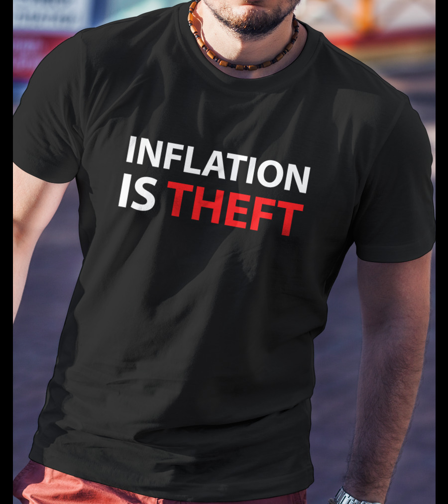 Luke Rudkowski Merch Inflation Is Theft Wearechange T-Shirt