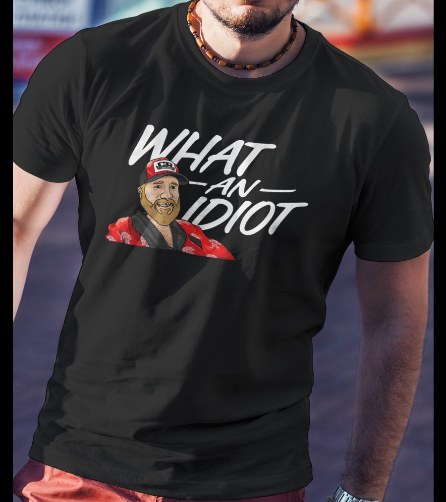 Brett Griffin What An Idiot Racer Hat Character T-Shirt