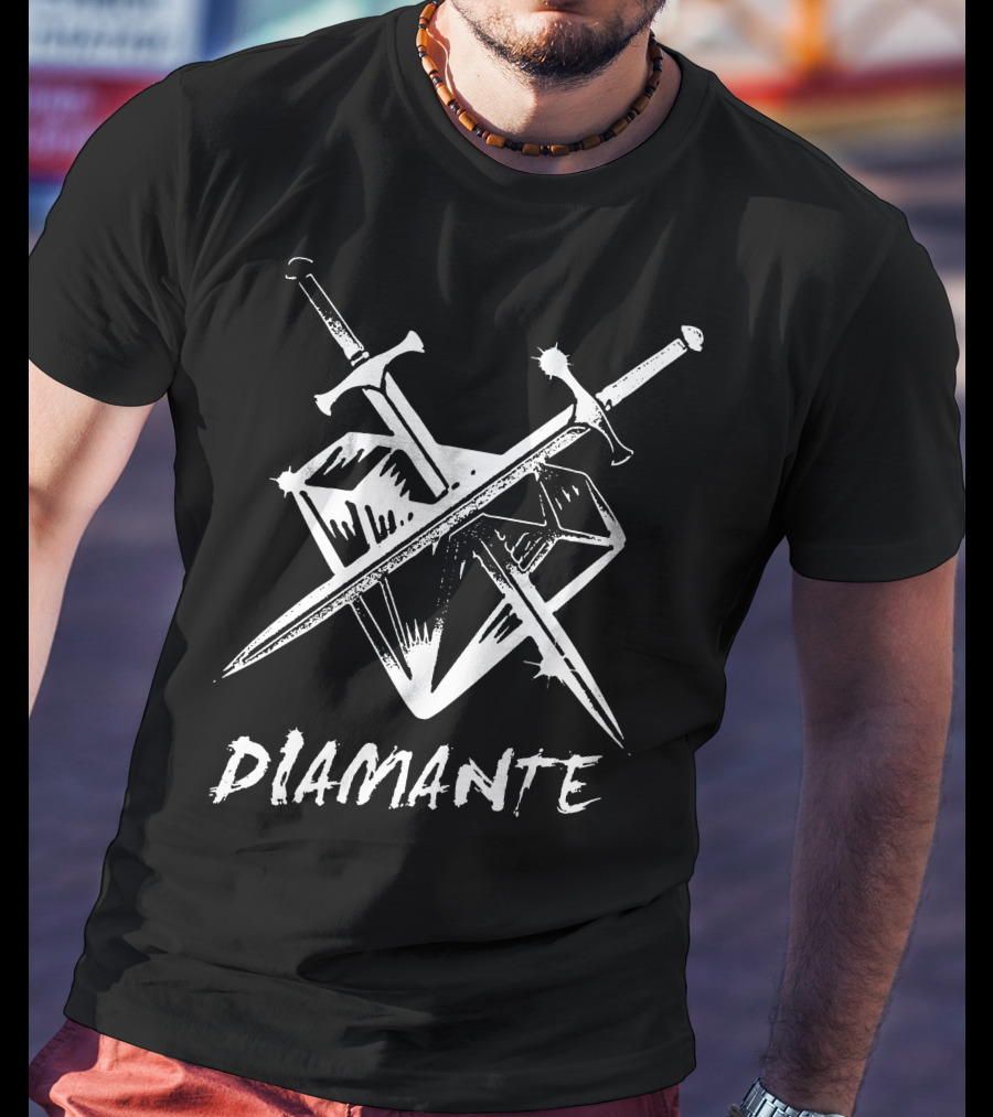 Diamante Retro Neon Vibe T-Shirt