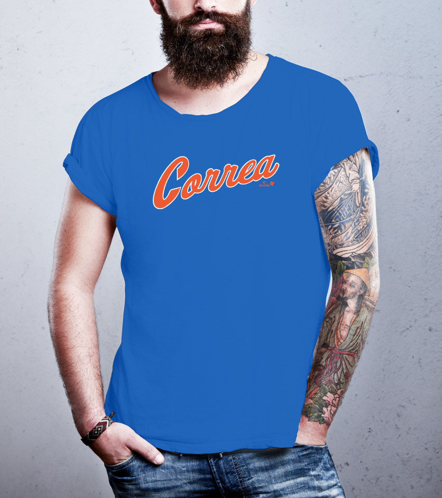 Correa Playoff Script New York BreakingT Carlos T-Shirt