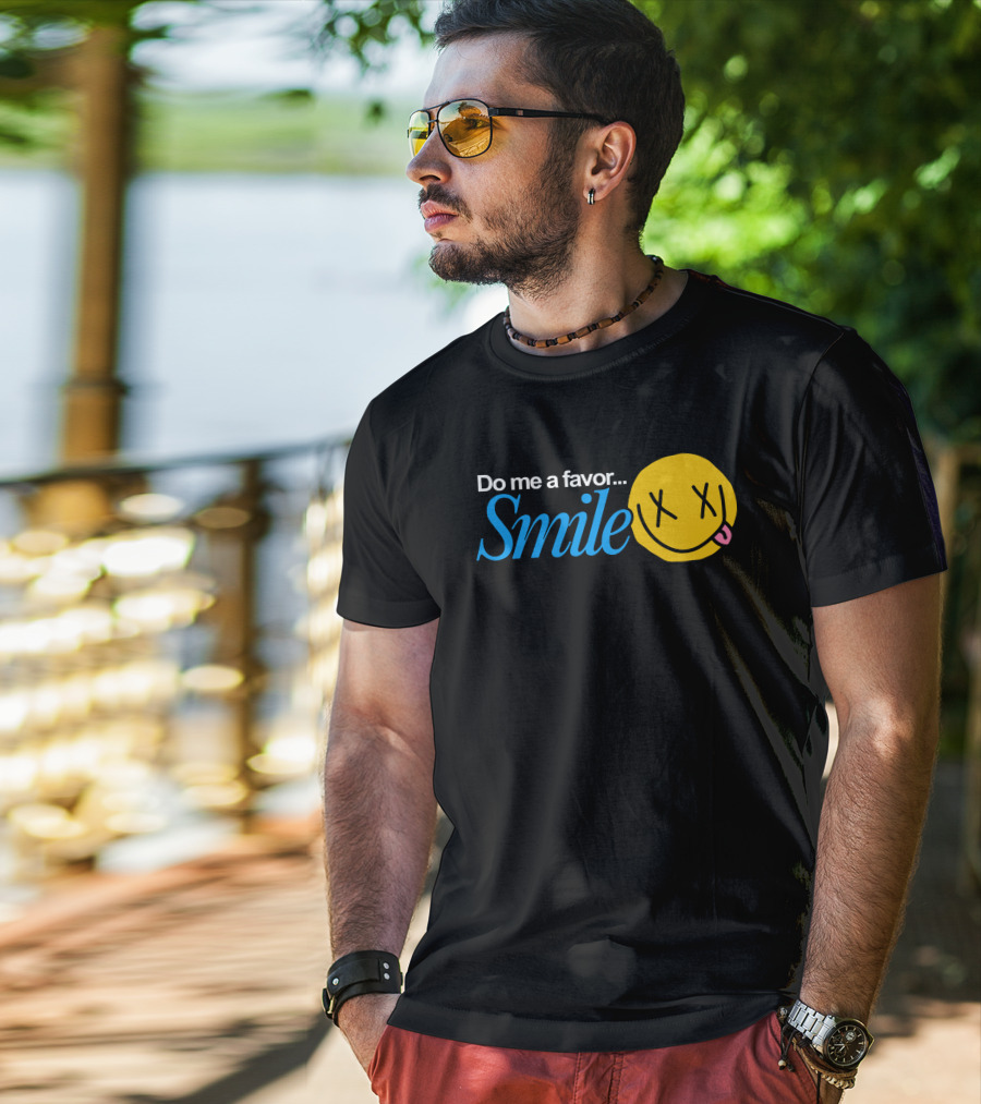 Bobby Mares Smile Yellow Face Iconic T-Shirt