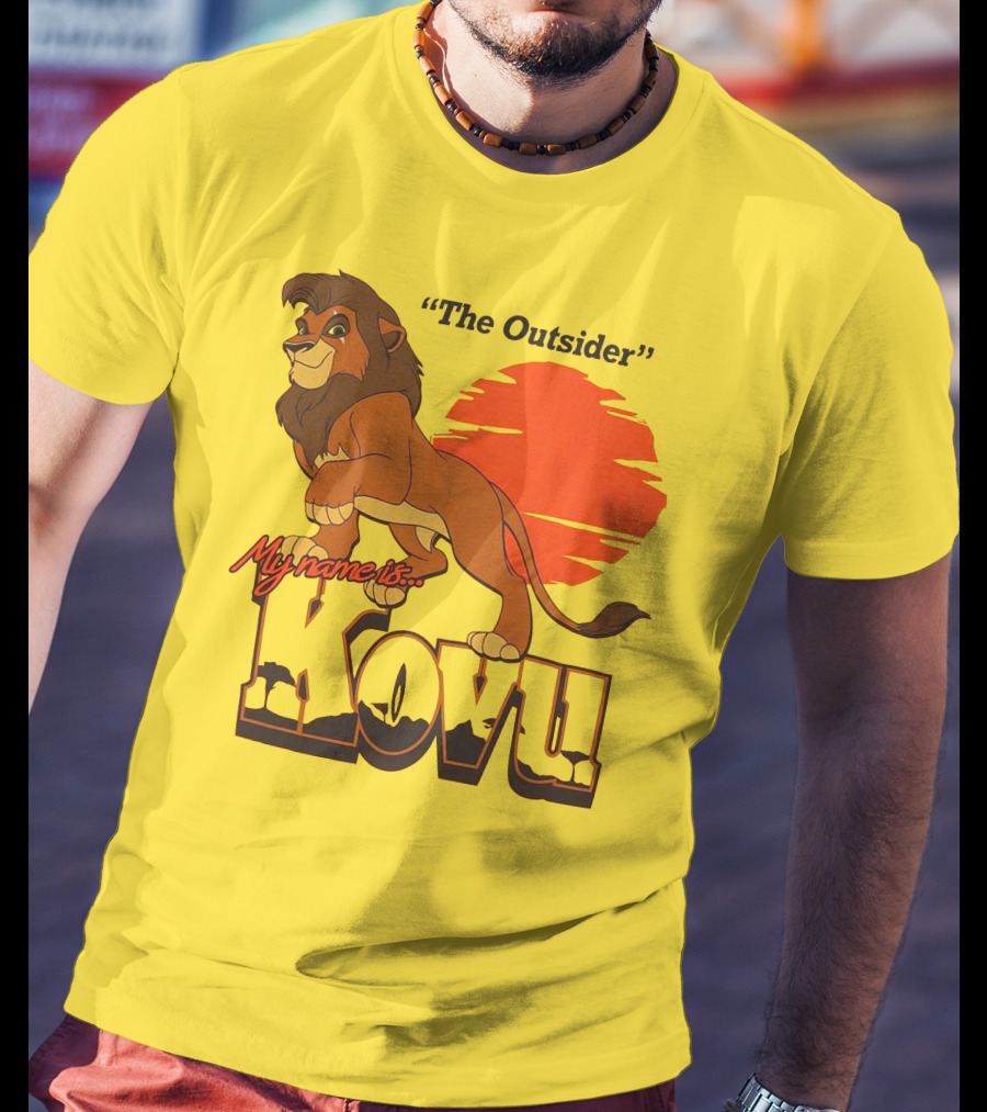 The Outsider My Name Is Kovu Lion King Character T-Shirt