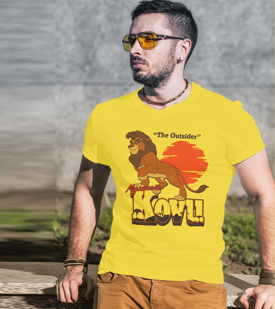 The Outsider My Name Is Kovu Lion King Character T-Shirt