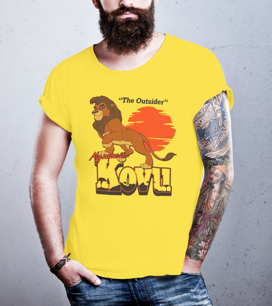 The Outsider My Name Is Kovu Lion King Character T-Shirt